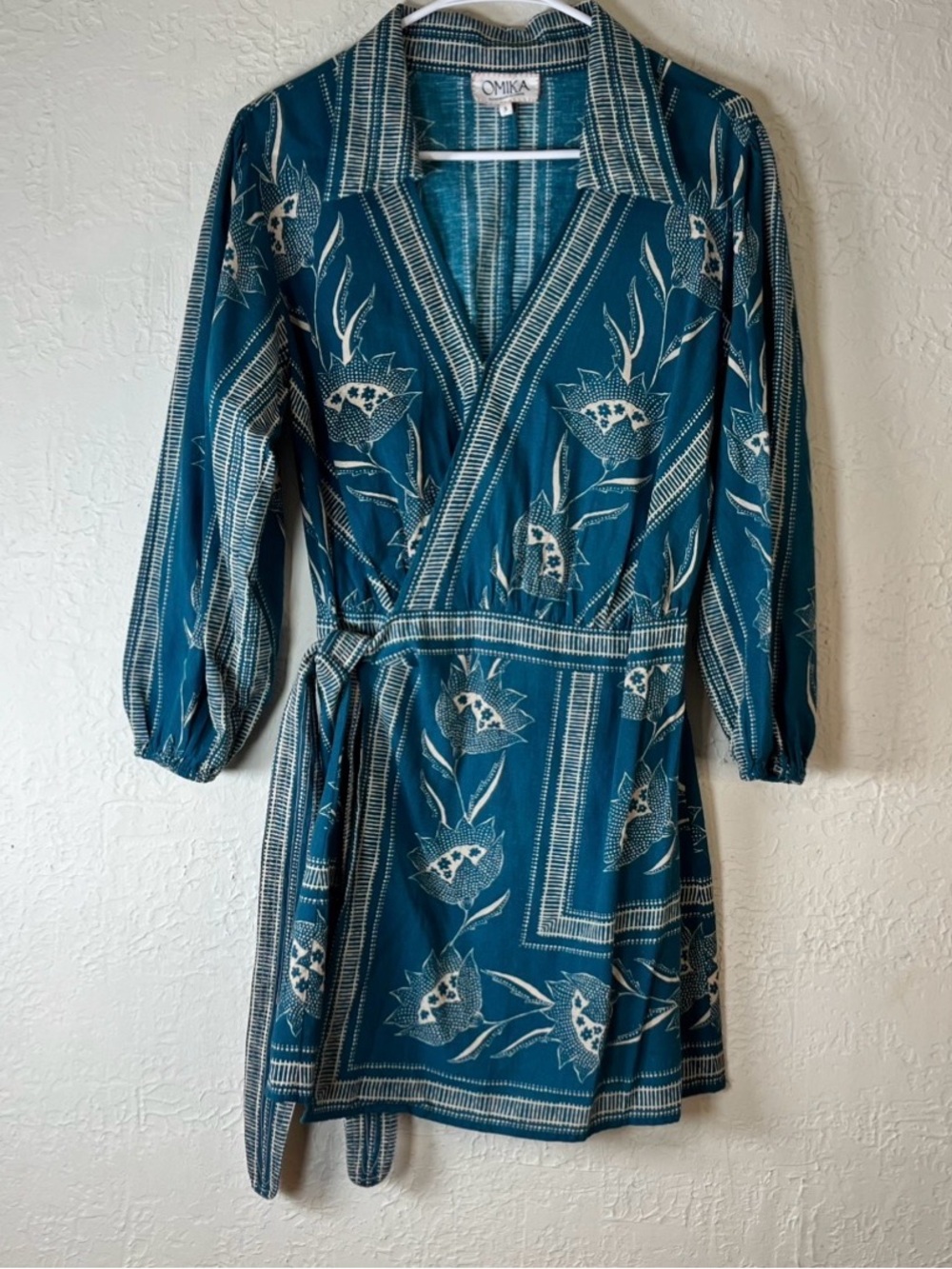 Omika Avery Wrap Mini Dress